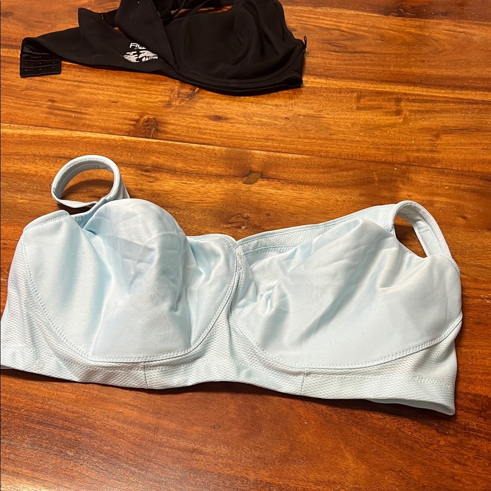 Glamorise Sport Light Blue Comfort Bra 5852 size US 46G